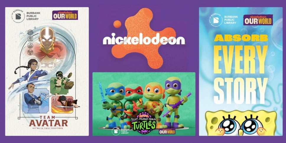 Burbank Public Library launches Nickelodeon-themed library cards for National Library Card Sign-up Month