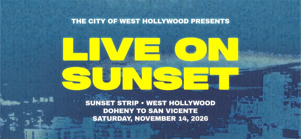 Live On Sunset transforms West Hollywood’s Sunset Strip into free one-day music festival