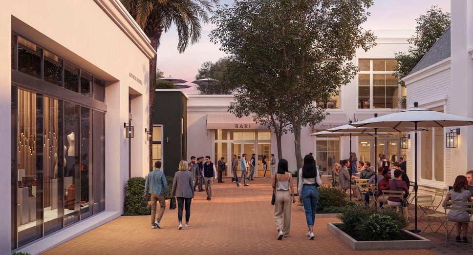 West Hollywood approves Robertson Row plan: four-building mixed-use complex, historic factory relocation, 98-ft digital billboard supporting image 9