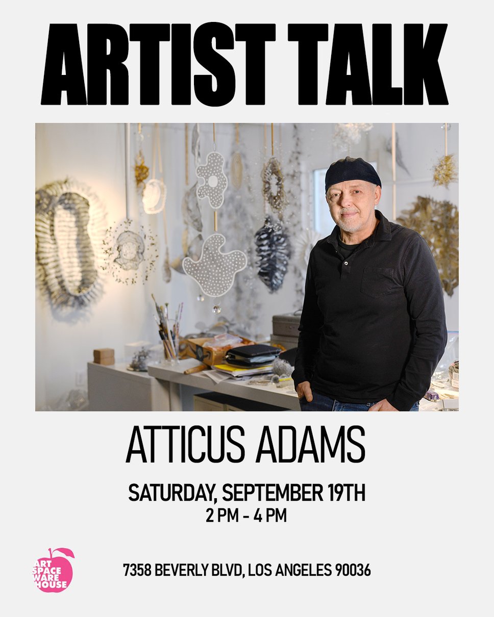 Artist Talk at Artspace Warehouse: Sculptor Atticus Adams shares process and influences