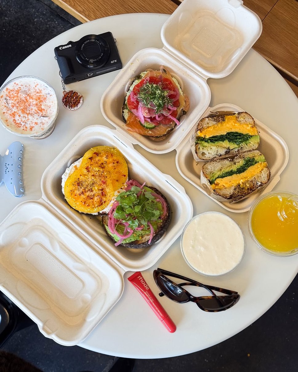 Layla Bagels + Coffee officially opens in Brentwood with full menu