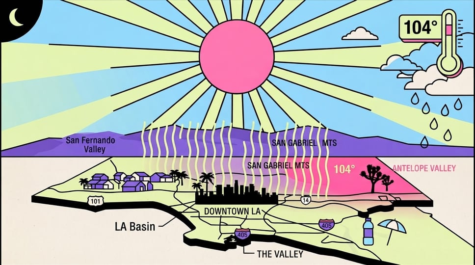 It's a Scorcher: Heat Advisory Through Monday as LA Bakes