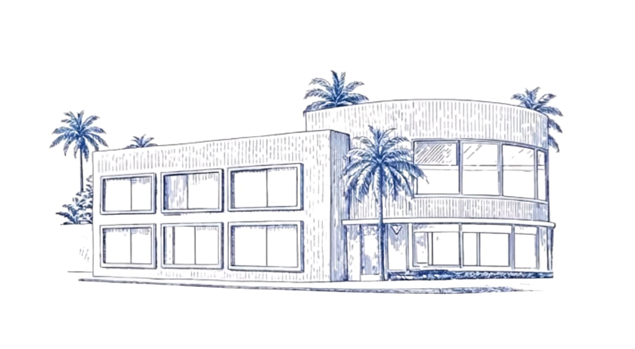 Interior of the new GUESS Jeans flagship store in West Hollywood