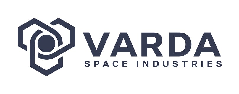 Varda Space Industries logo in dark blue on a white background.