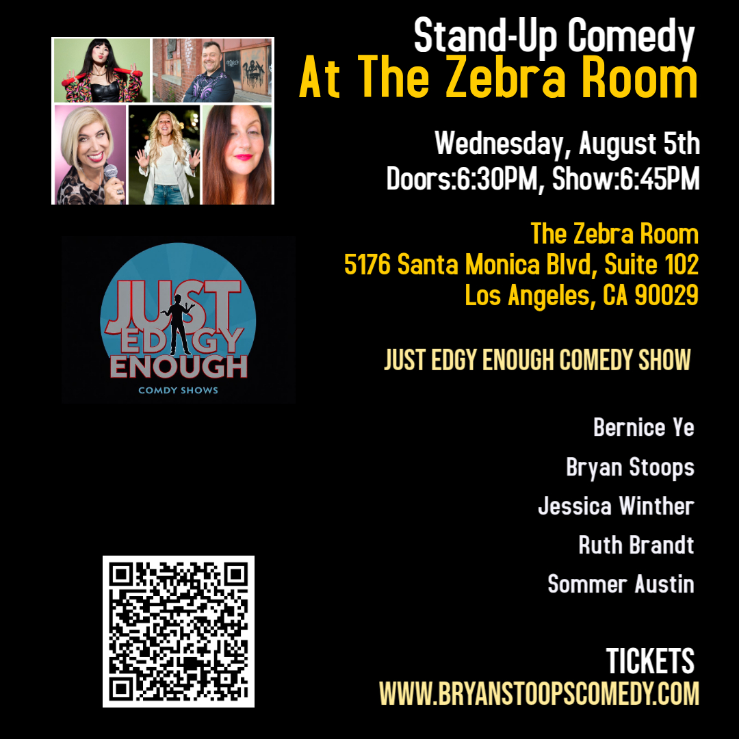 Just Edgy Enough Comedy Show: I'm Trying To Help You Edition