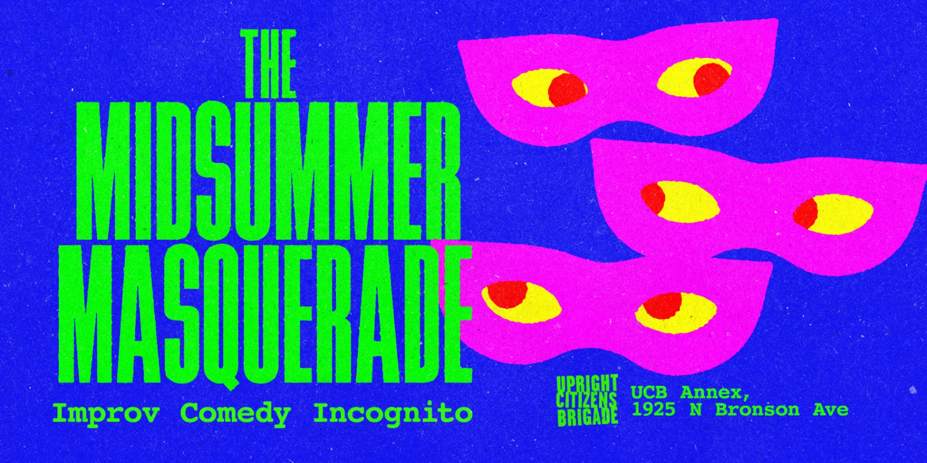 THE MIDSUMMER MASQUERADE: SCANDAL-INSPIRED IMPROV, INCOGNITO
