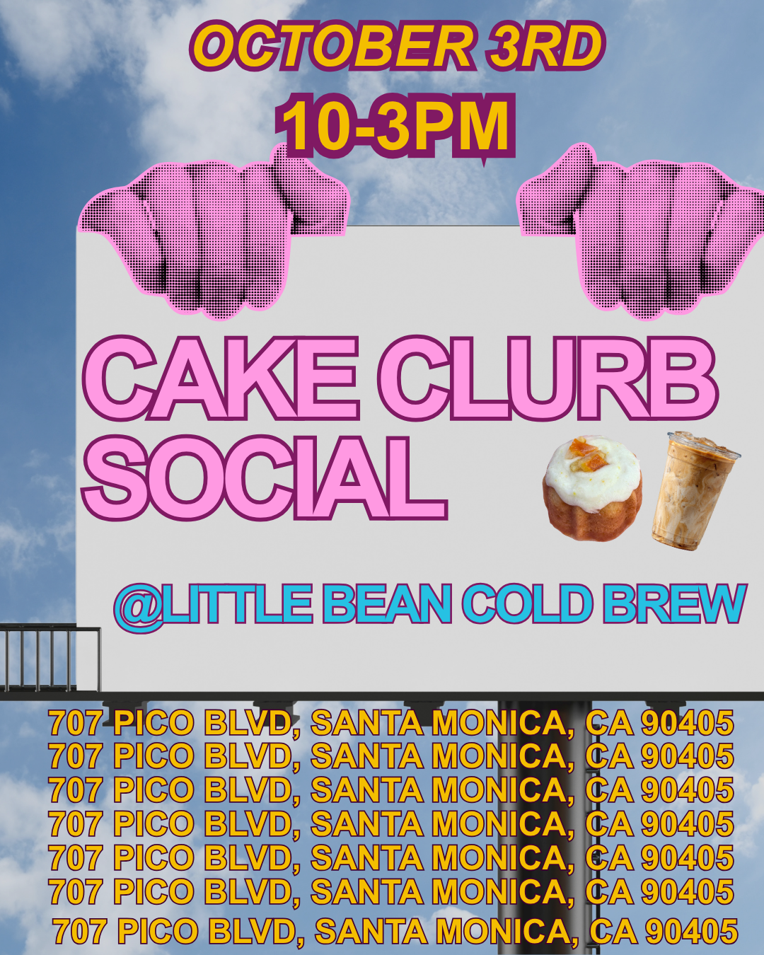 THE CAKE SOCIAL ALMNDMLK × LITTLE BEAN