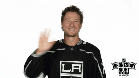 A king waves goodbye.