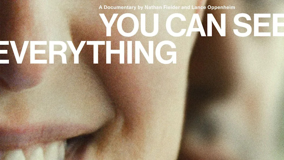 You Can See Everything documentary artwork, with the title over a close-up portrait.