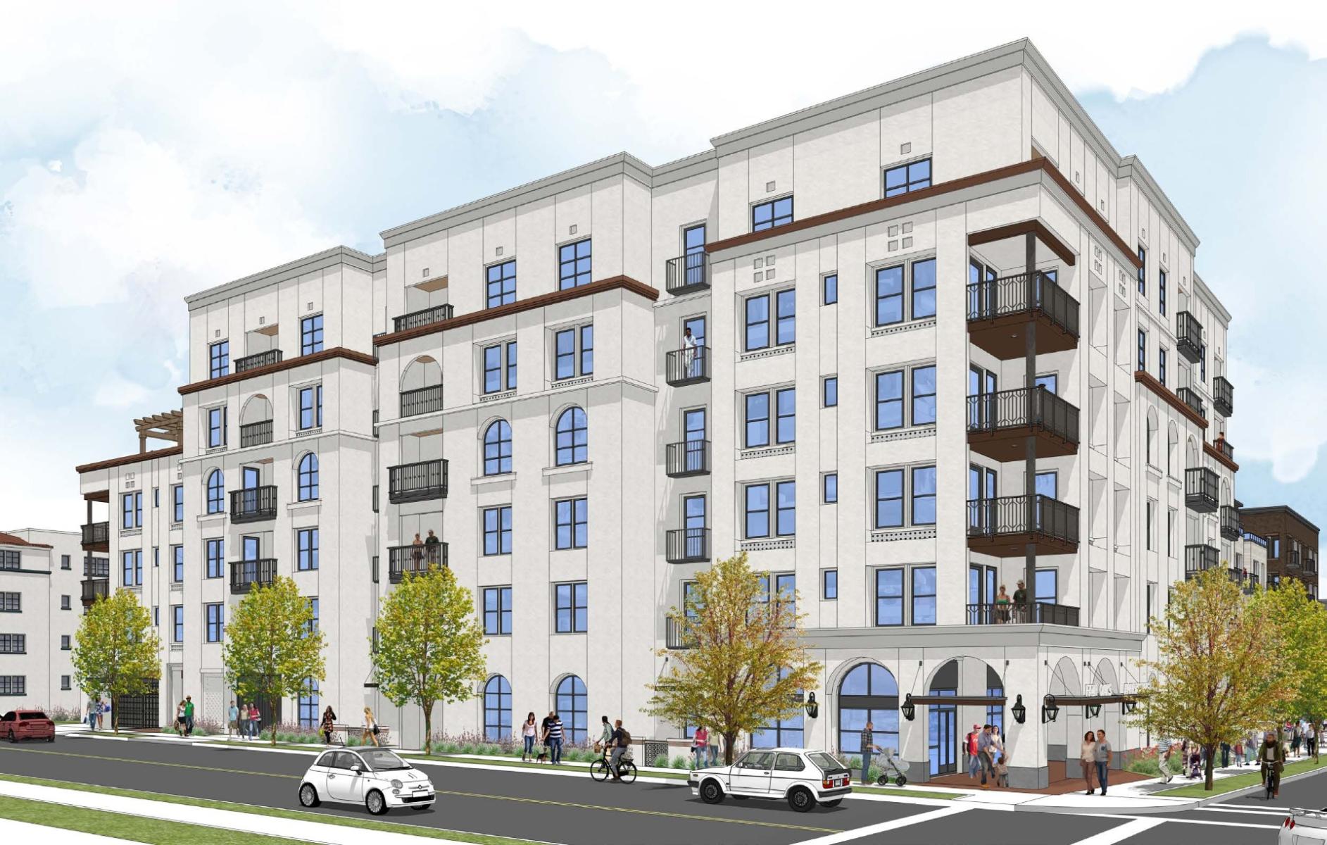 KTGY rendering of the proposed development at 444 N. Fair Oaks Avenue.