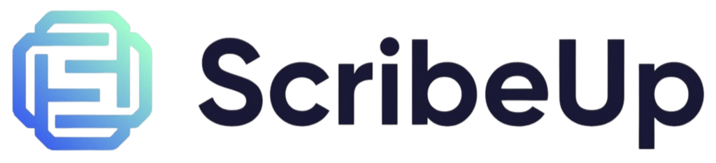 ScribeUp logo.