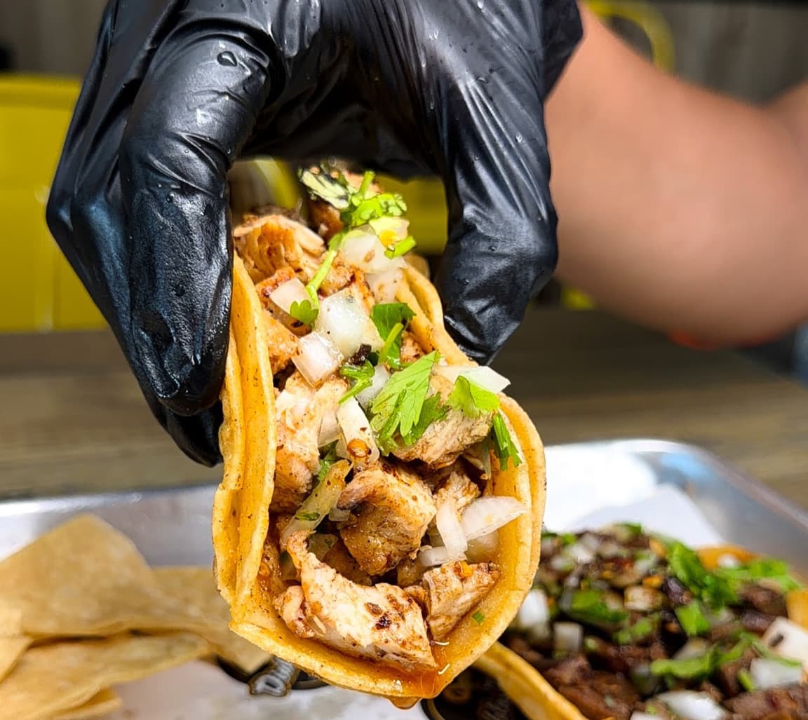 Tacos from Diablos Tacos Mexican Grill in Marina del Rey.