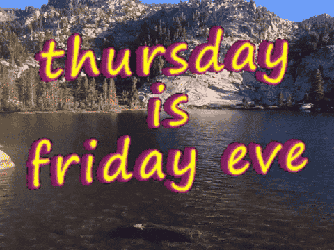 Animated Friday Eve title card for Thursday, July 30th 2026